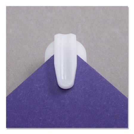 Advantus StikkiClips Adhesive Clips, White, PK20 1220